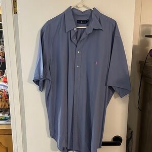 Ralph Lauren Men's Light Blue Button Down Shirt